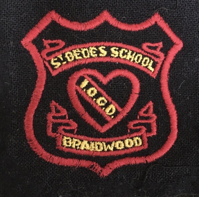 St Bedes School badge; CB-0007 | eHive