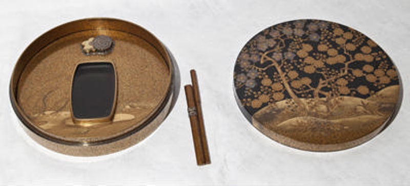 Japanese Lacquer Calligraphy Box; Unknown; c1880 -1890