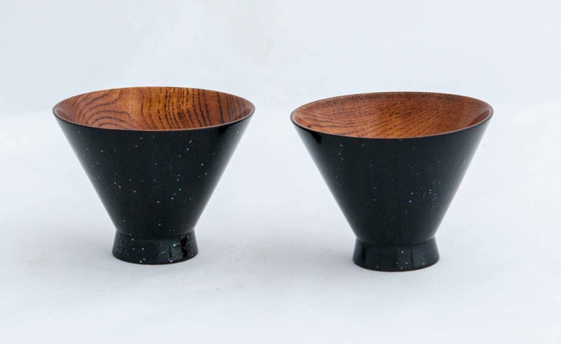 Two lacquerware cups; Unknown; JR00125.3 | eHive