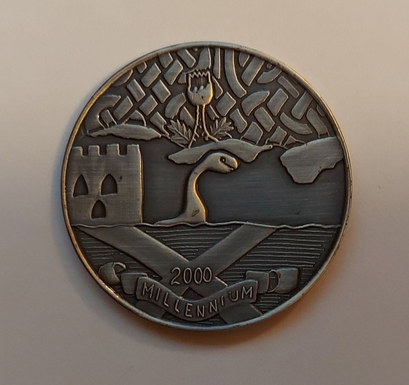 Millennium coin presented by Highland Council 2000 2021.009 eHive