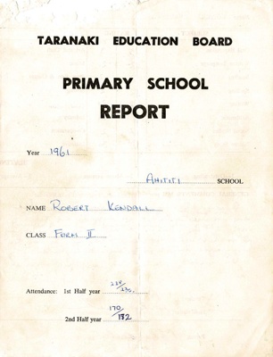 Primary School Report; 1961; 2003/97.14 