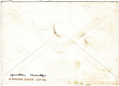 Envelope, addressed to June Opie; RAA2019.0067