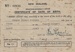 Certificate, CERTIFICATE OF DATE OF BIRTH, Ernest Vivian Foreman; 1947; ARC2011-273