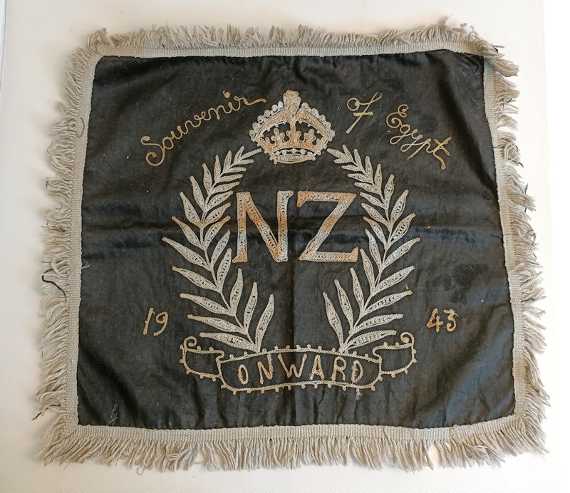 Banner WWII Souvenir Of Egypt 1941 45 RA2019 245 On NZ Museums