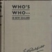 Book, Who's Who in New Zealand; G.H.Scholefield C.M.G., O.B.E., D.Sc.; 1951; 2002/64/b