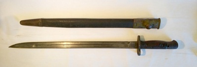 Bayonet, Pattern:1907 third type; Sanderson Bros. & Neubold; January 1919; 2017.004 