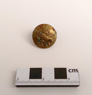 Button, brass; RA2018.073