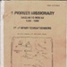Booklet, A Pioneer Missionary; G.E.J.Hammer, J.P., M. A. (Hons) , M. Litt; 1991; RAA2020.0039