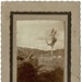 Photo, Trees, paddocks, hills, mounted on cardboard; RAP2020.0155