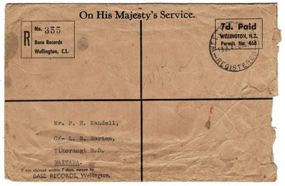 Envelope, P H Randell; 1999/41.3