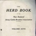 Book, N.Z. Jersey Herd Book Vol. XXVI 1929; New Zealand Jersey Cattle Breeders' Association; 1929; RAA2020.0023