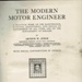 Book, The Modern Motor Engineer ; Arthur W. Judge; 2002/47/B
