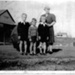 Photo, Hainsworth Family beside the German Mine; c1942; 2001/6