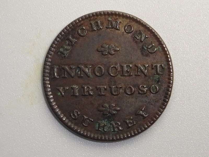 Trade token; 1821; C1417B eHive