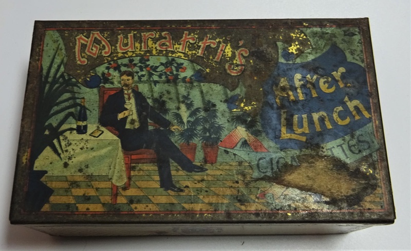 muratti cigarettes Muratti's Cigarettes tin; B Muratti Sons & Co. Ltd; C1411