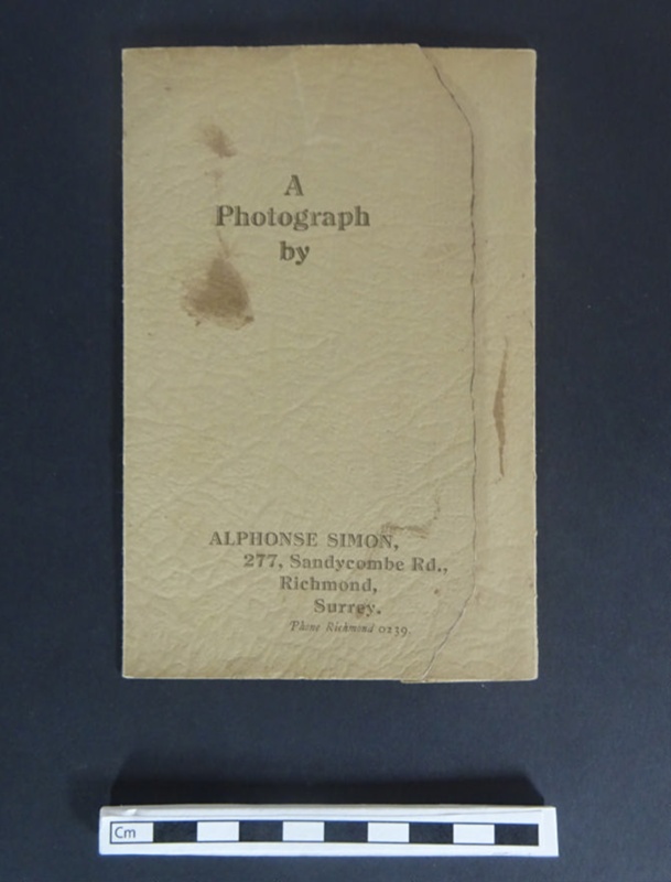 Photograph of Fred Creasy; Alphonse Simon; c.1938; LDMRD 0775.7 eHive