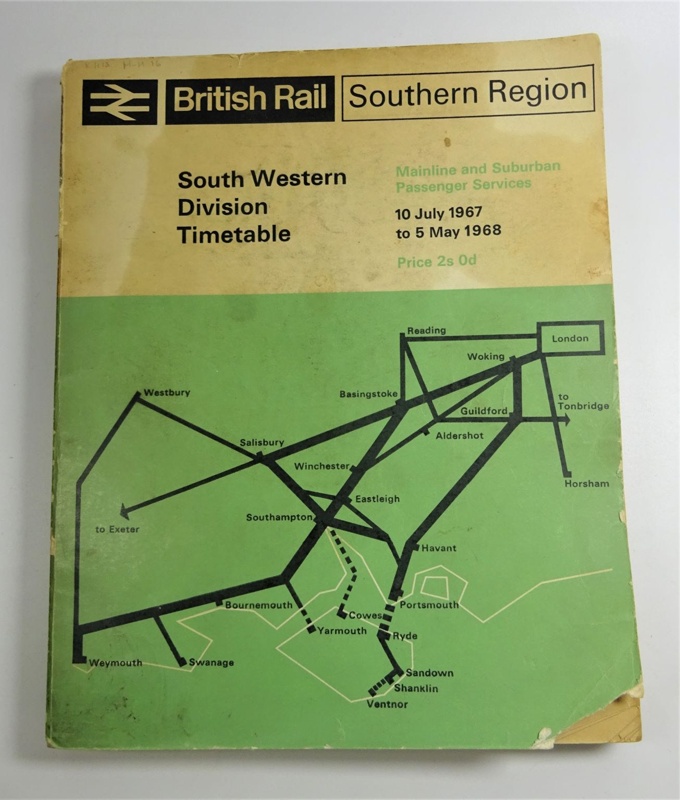 British Rail Timetable; Henry Blacklock & Co Ltd; 1967-1968; LDMRD 0629 ...