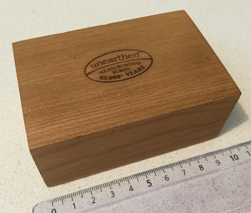 Kauri wood sample; Agathis Australis; wood sample; Northland, New Zealand; 2016.... eHive