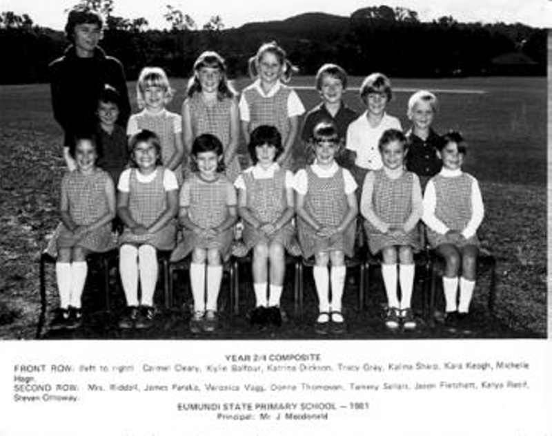 Photo Eumundi State School, Year 2/4 Composite, 1981; 19811981; P