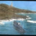 Panoramic view of Point Hicks, showing lighthouse and the ship 'Cape Everard'; GS-EV-11