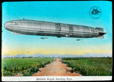 British rigid airship, the R.31; 1918 (original image); GS-USM-01