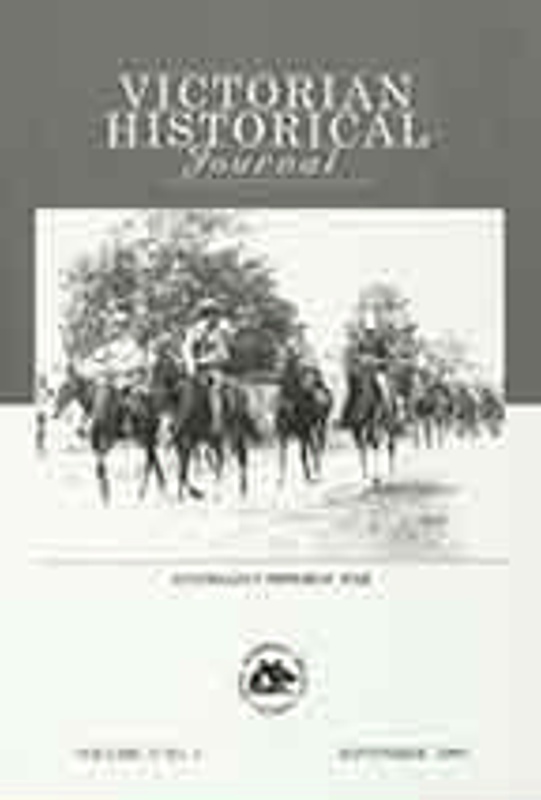 Victorian Historical Journal 255 Volume 71 (2), 2000; Royal