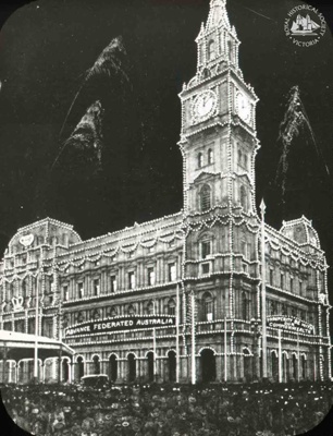 General Post Office, Elizabeth Street, Melbourne, 1901; Cooper, William H. (photographer); 1901; GS-BCS-26