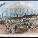Queen's Wharf, Melbourne, West End, 1853 ; Gunn's Slides (Firm); GS-EV-51