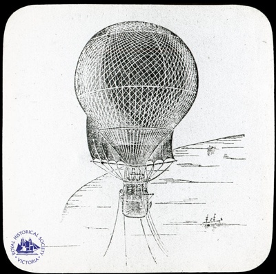 Balloon used by Andre in attempt to reach North Pole; c. 1897 (original image); GS-OS-367