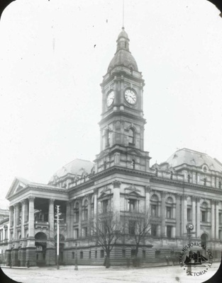 Town Hall, Swanston Street, Melbourne, c. 1900; Cooper & Co (firm); GS-BCS-67