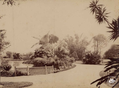Government House Gardens, c. 1890; A-477.1 Government House Gardens, c. 1890; A-477.1