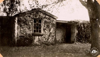Manse at Scots Church, Campbellfield c. 1850-1864; c . 1925; A-53-C.6