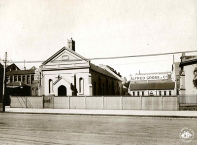 St Francis' Roman Catholic school, Elizabeth Street, Melbourne, 1910.; A-166.001