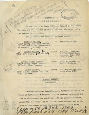 Life and work of David Collins and William Buckley ; Miller, Everard Studley, 1886-1956.; MS 000074,  (Box 031 [5-6])