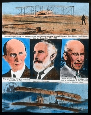 Pioneers of aviation: Orville and Wilbur Wright; Lawrence Hargrave and the Wright Flyer aircraft; GS-USM-05