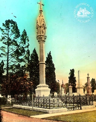 Hotham Memorial : Melbourne General Cemetery, c. 1930; Gunn's Slides (Firm); GS-TM-06