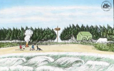 Surveyor's Camp. Sandridge [ Port Melbourne ] - GS-EM-63