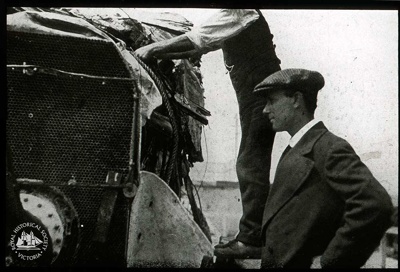 Harry Hawker, pioneer Australian aviator; Gunn's Slides (Firm); 1919; GS-IT-76 Harry Hawker, pioneer Australian aviator; Gunn's Slides (Firm); 1919; GS-IT-76