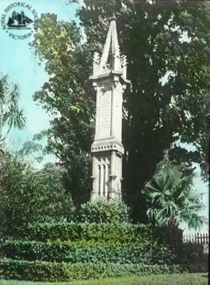 Pioneers' Memorial, Flagstaff Gardens, Melbourne - gs-g-22