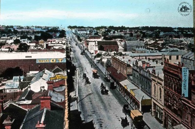 High Street, Prahran, looking east, c. 1890s -c. 1910; T.W. Cameron (Firm); GS-BCS-33