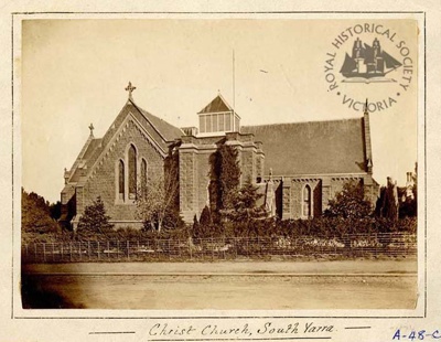 Christ Church, South Yarra c. 1874. ; 1874; A-48-C