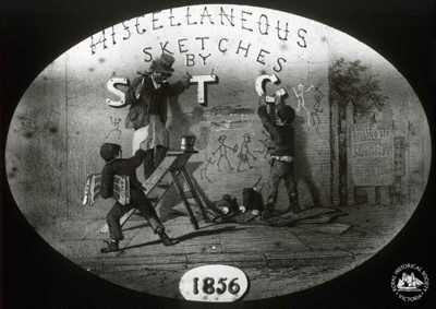Cover of 'Miscellaneous Sketches by S T G, 1856'; Gill, Samuel Thomas, 1818-1880; GS-EV-72