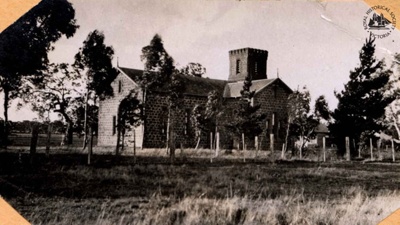 Scots Church, Campbellfield c. 1850-1864; c. 1925; A-53-C.2