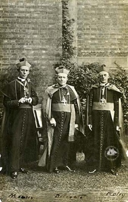 Archbishop Daniel Mannix, Delegate, Bishop Daniel Foley. ; P-38.002-C ...