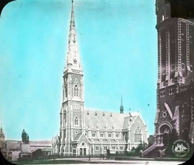 Scots' Church, Collins Street, Melbourne, c. 1875; Nettleton, Charles, 1826–1902; GS-BCS-28