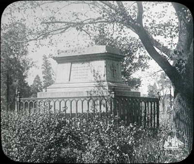 John and Catherine Cowell : Old Melbourne Cemetery, c. 1920; Miller, Everard Studley, 1886-1956.; GS-TM-18