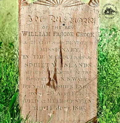 William Pascoe Crook : Old Melbourne Cemetery, c. 1920; Miller, Everard Studley, 1886-1956.; GS-TM-21