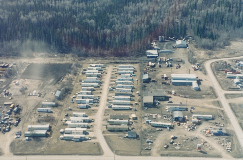 Aerial view of Viller's Trailer Park; FNPL2017.001.050 eHive