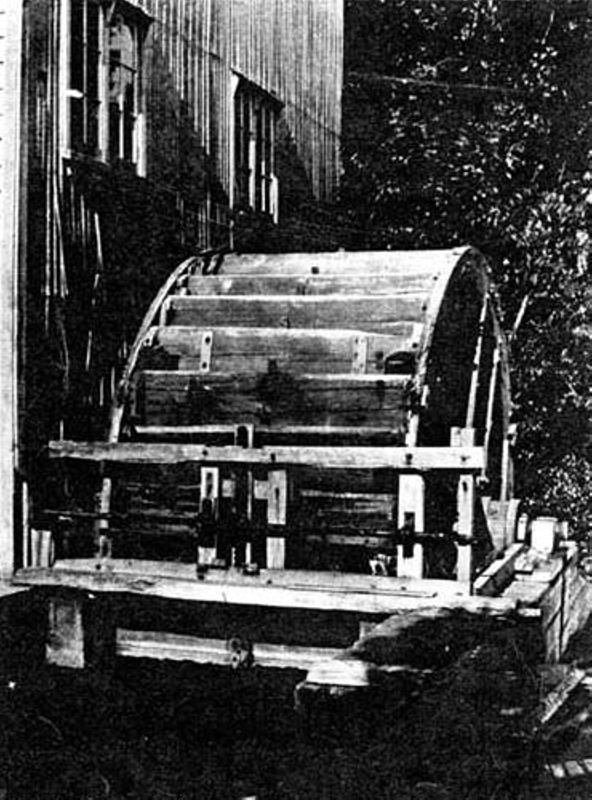 Singleton002 The Irwell flour mill & water wheel ex Kevin Taylor