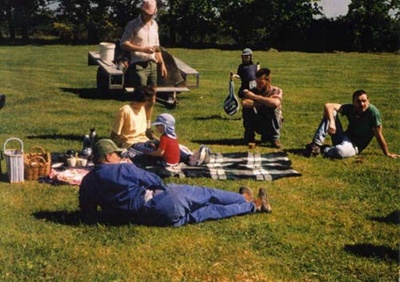 Killinchy pool, Time out - smoko, Doak family, Dave R, Rod & Gavin ...